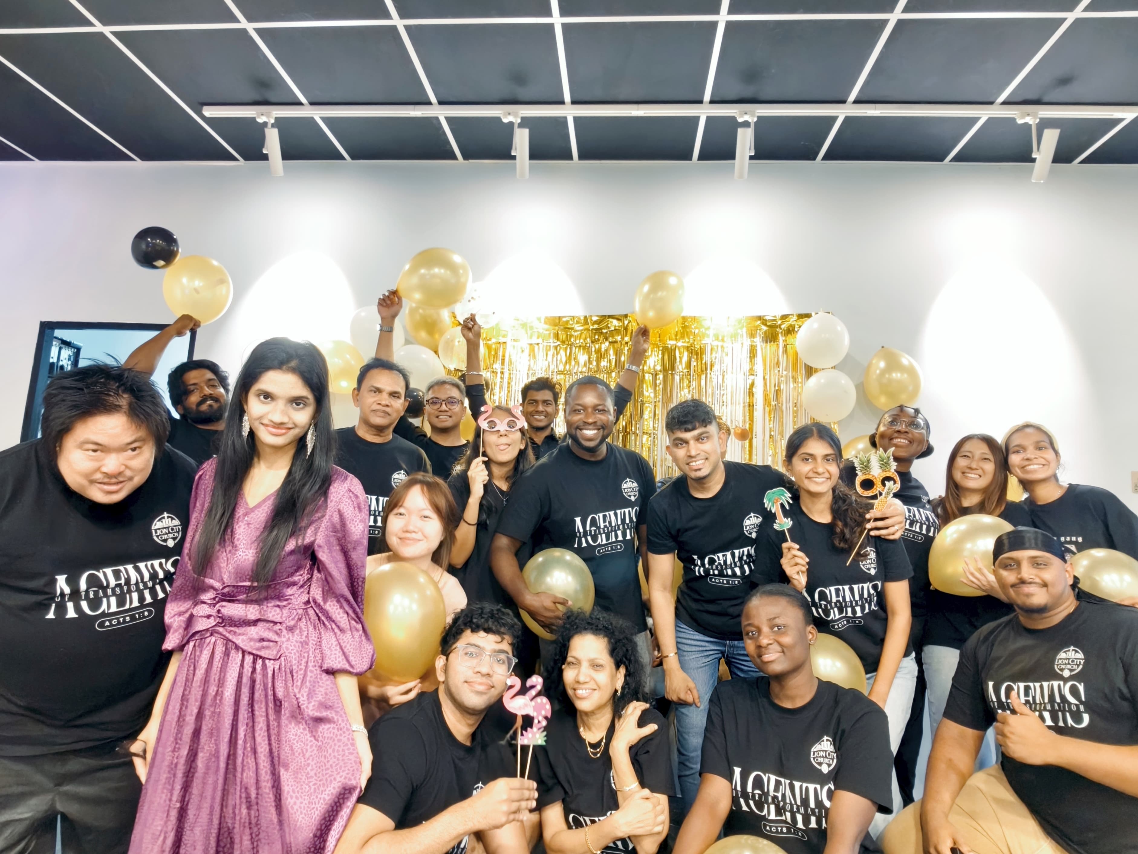 LionReach team celebration